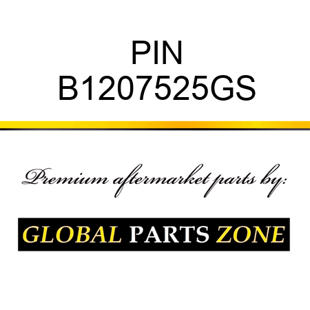 PIN B1207525GS