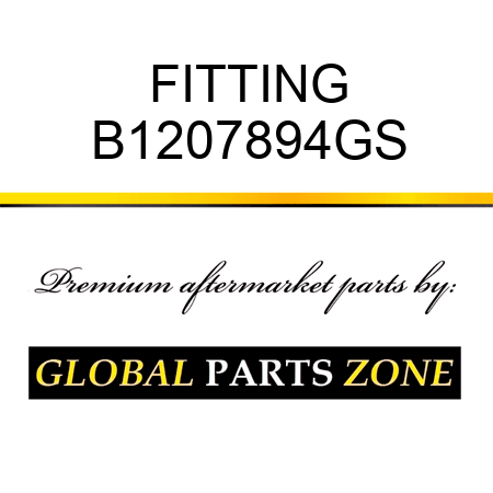 FITTING B1207894GS