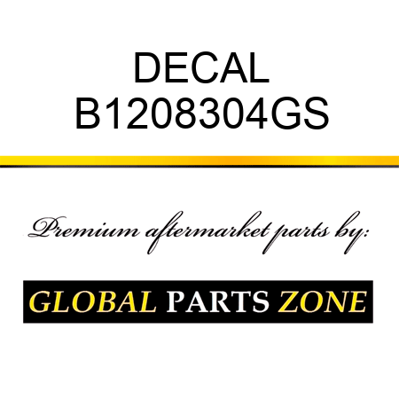 DECAL B1208304GS