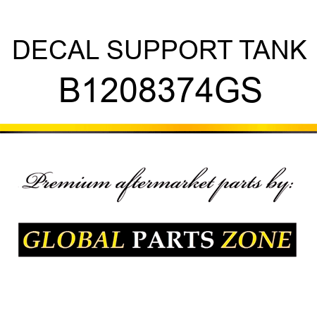 DECAL SUPPORT TANK B1208374GS