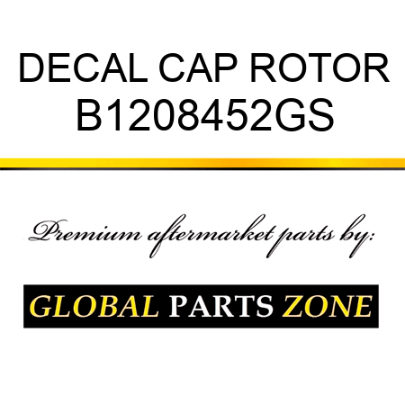 DECAL CAP ROTOR B1208452GS