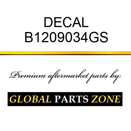 DECAL B1209034GS