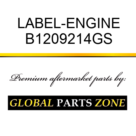 LABEL-ENGINE B1209214GS