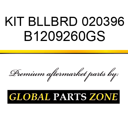 KIT BLLBRD 020396 B1209260GS