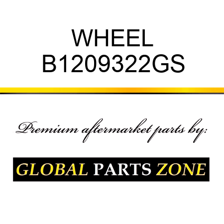 WHEEL B1209322GS