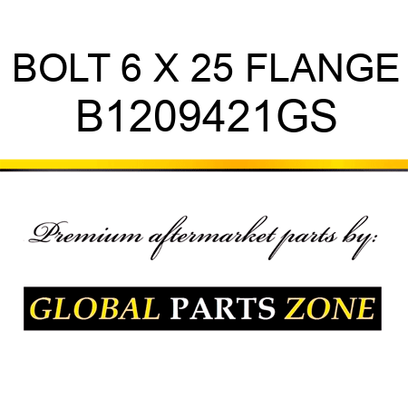 BOLT 6 X 25 FLANGE B1209421GS