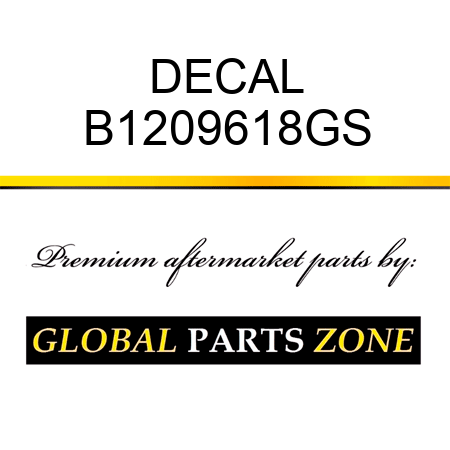 DECAL B1209618GS