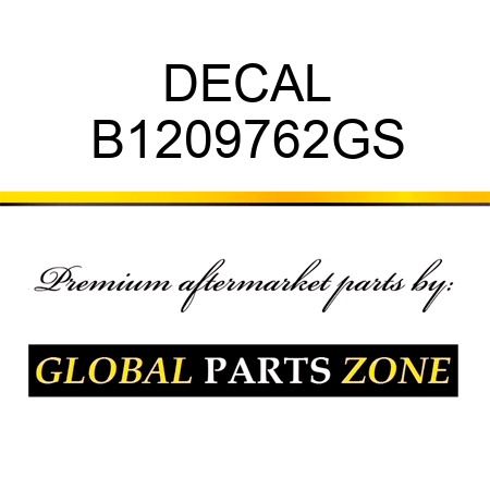 DECAL B1209762GS