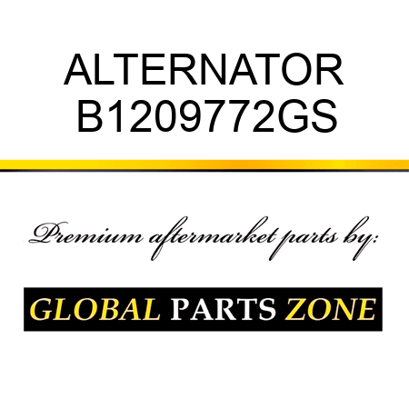 ALTERNATOR B1209772GS