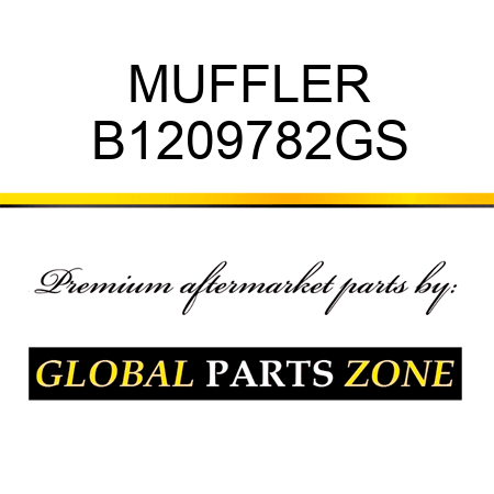 MUFFLER B1209782GS