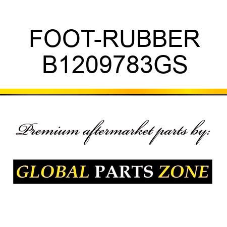 FOOT-RUBBER B1209783GS