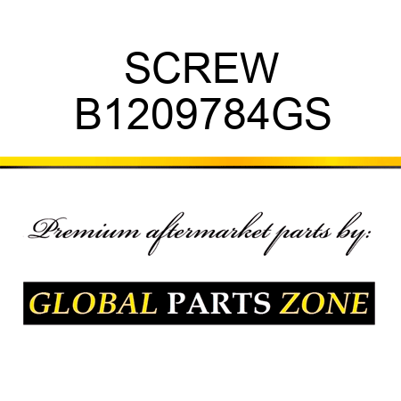 SCREW B1209784GS