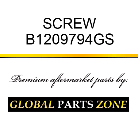 SCREW B1209794GS