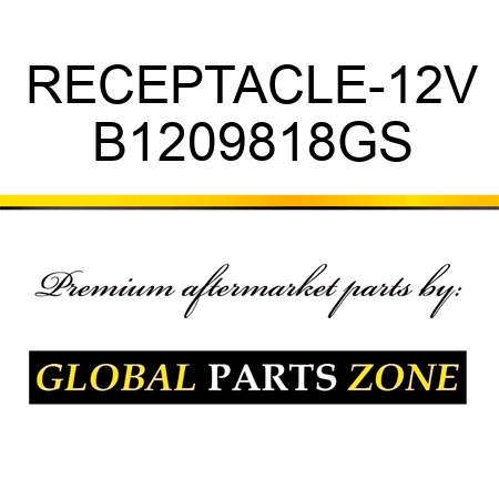 RECEPTACLE-12V B1209818GS