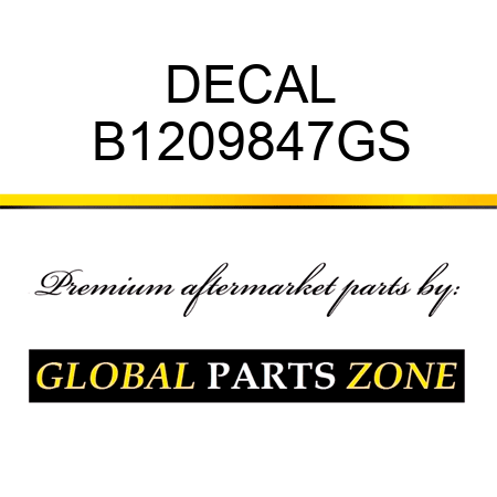 DECAL B1209847GS