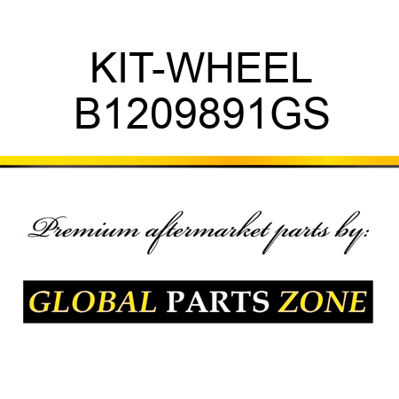 KIT-WHEEL B1209891GS