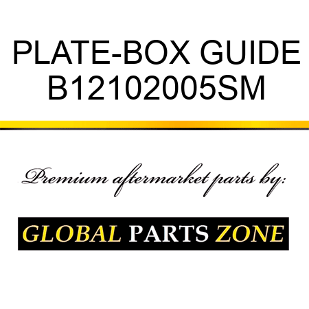 PLATE-BOX GUIDE B12102005SM