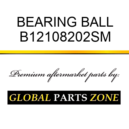 BEARING BALL B12108202SM