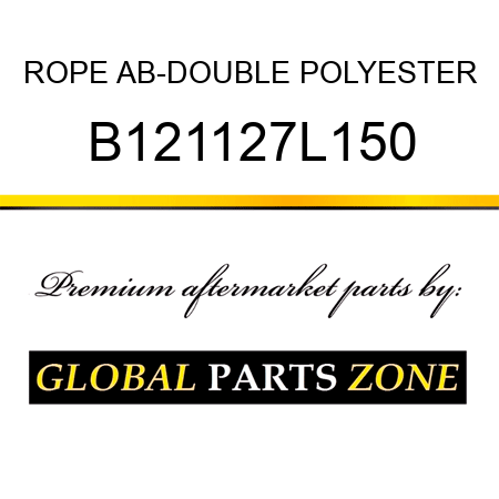 ROPE AB-DOUBLE POLYESTER B121127L150