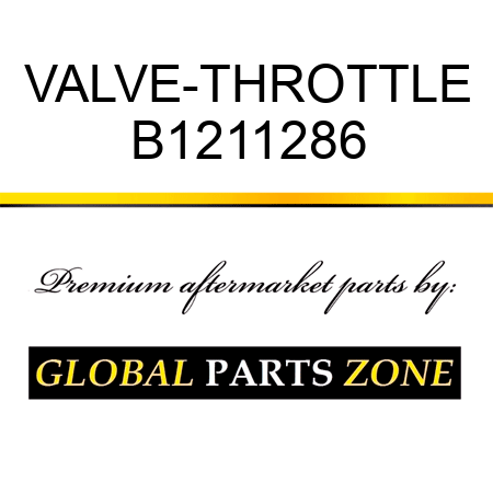 VALVE-THROTTLE B1211286