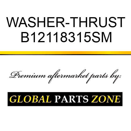 WASHER-THRUST B12118315SM