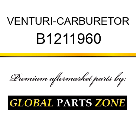VENTURI-CARBURETOR B1211960