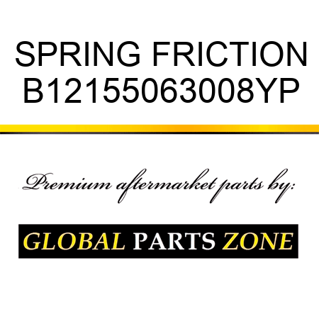 SPRING FRICTION B12155063008YP