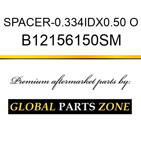 SPACER-0.334IDX0.50 O B12156150SM