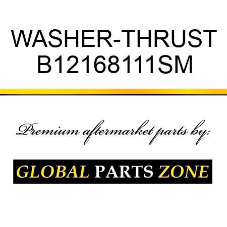 WASHER-THRUST B12168111SM