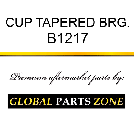 CUP TAPERED BRG. B1217