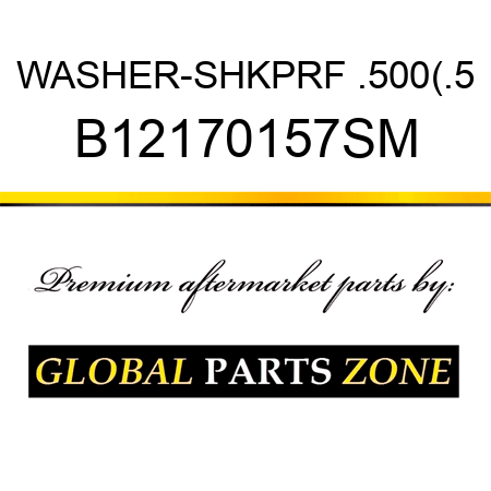 WASHER-SHKPRF .500(.5 B12170157SM