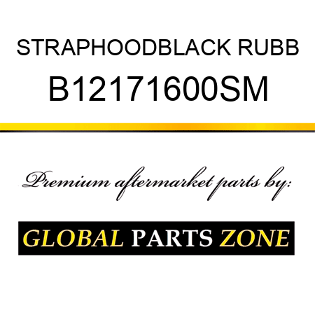 STRAPHOODBLACK RUBB B12171600SM