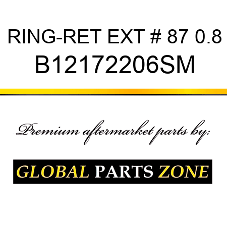 RING-RET EXT # 87 0.8 B12172206SM