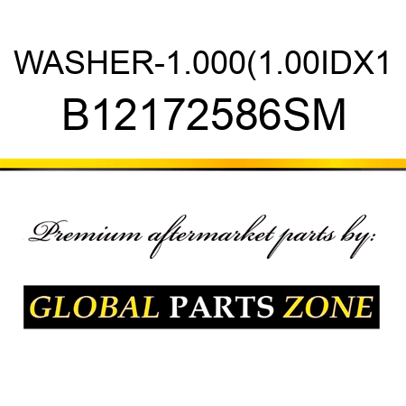 WASHER-1.000(1.00IDX1 B12172586SM