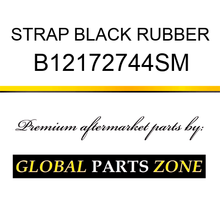 STRAP BLACK RUBBER B12172744SM