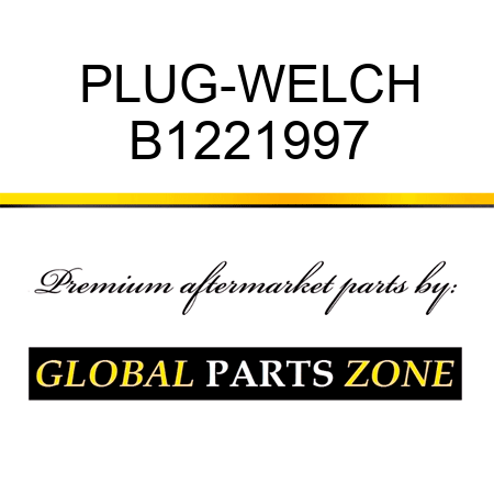 PLUG-WELCH B1221997
