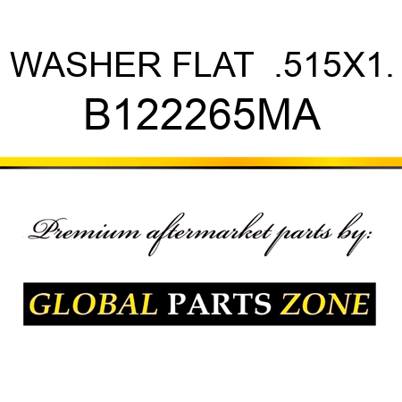 WASHER FLAT  .515X1. B122265MA