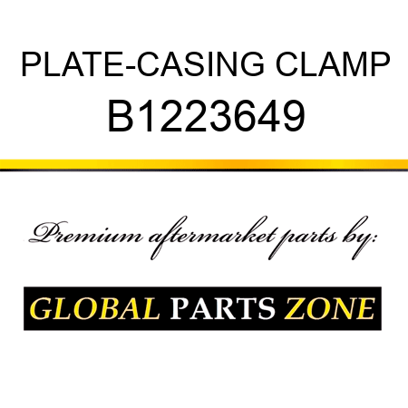 PLATE-CASING CLAMP B1223649