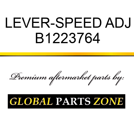 LEVER-SPEED ADJ B1223764