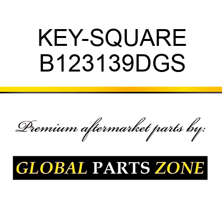 KEY-SQUARE B123139DGS