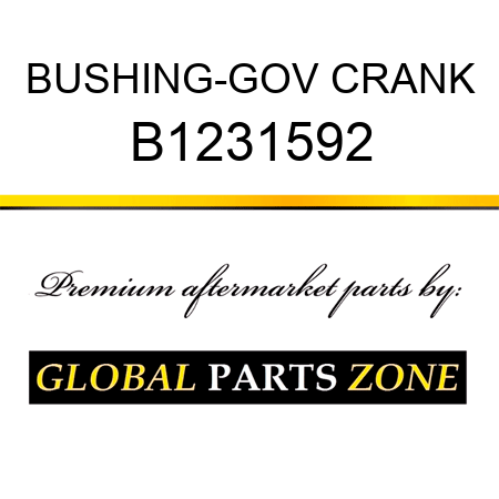 BUSHING-GOV CRANK B1231592