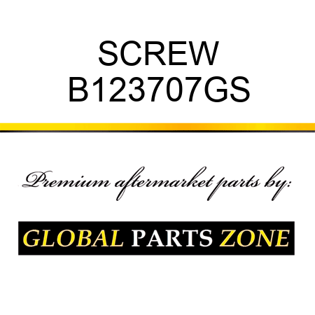 SCREW B123707GS