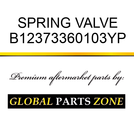 SPRING VALVE B12373360103YP