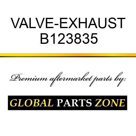 VALVE-EXHAUST B123835