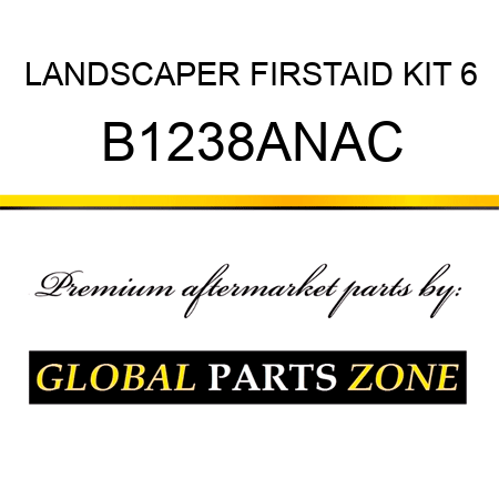 LANDSCAPER FIRSTAID KIT 6 B1238ANAC