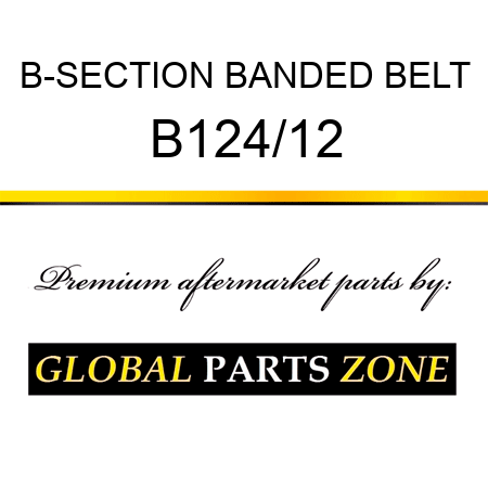 B-SECTION BANDED BELT B124/12