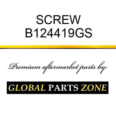 SCREW B124419GS