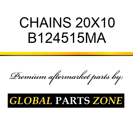 CHAINS 20X10 B124515MA