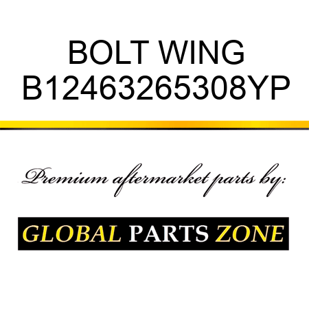 BOLT WING B12463265308YP
