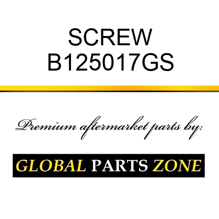 SCREW B125017GS